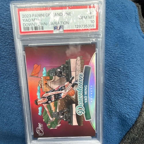 Yao Ming #4 2023 Panini One and One Downtown Variation card