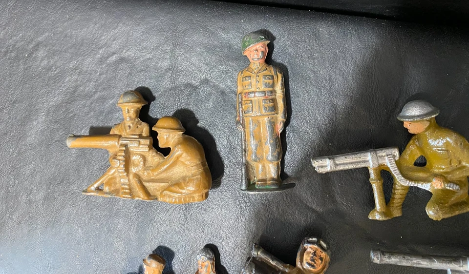 Manoil Barclay army men metal figure military soldier soldiers infantry ww1 - Image 3 of 4