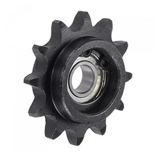 Chain Idler Sprocket Bore 3/8" Pitch 12 Tooth Tensioner, Black Oxide 8mm