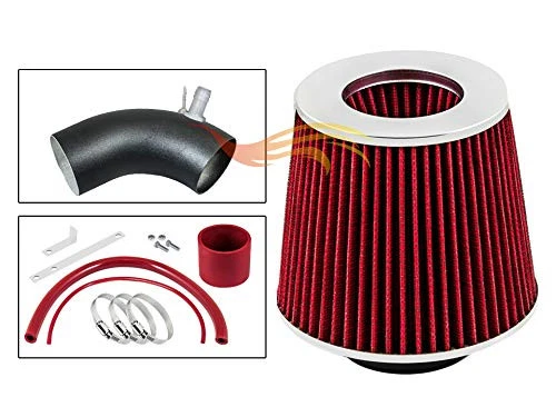 Kit de admisión de aire BCP RW ROJO para Genesis Coupe 2010-2012 2,0 L Turbo Racing + filtro Foto 4 de 4