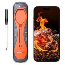 ThermoPro TempSpike Plus 600FT Wireless Meat Thermometer with Upgraded Ultra-Thi