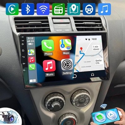 2+32G For Toyota Vios Yaris 2007-12 9'' For Android CarPlay Car Stereo Radio GPS
