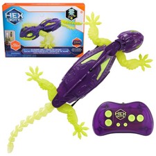 HEX Bots Glow-in-The-Dark Gecko with Official Wall Climber Technology, Rechar...