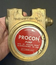 PROCON 104B165F11BA 170 PSI Pump Rotary Vane Brass NEW Old Stock USA