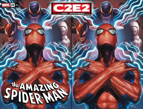 AMAZING SPIDER-MAN #25 MICO SUAYAN C2E2 EXCLUSIVE VARIANT NM SET