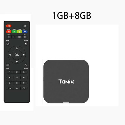 Tanix TX1 Android 10 TV Box Quad Core Allwinner H313 2.4G Wifi 4K 3D HD 16GB 4PC