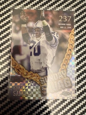 2024 Topps Chrome - Sunday Swag Barry Sanders #SS-15 X-Fractor