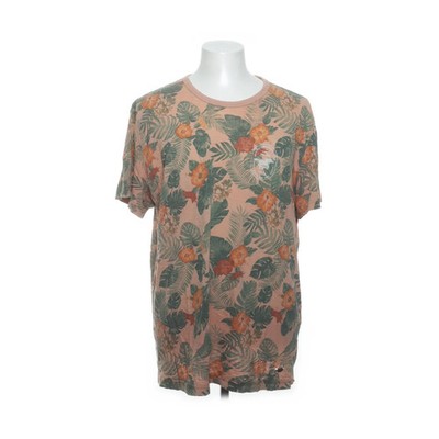Mustang True Denim, T-shirt, Größe: 2XL, Beige/Grün/Orange/Mehrfarbig #EUY
