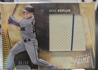 2019 Panini Prime Swatches Max Kepler Patch #PS-MK /99 Minnesota Twins Relic MEM