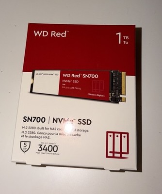 Western Digital Red 1TB M.2 NVMe SSD PC Laptop Server NAS - NEU! Versiegelt!
