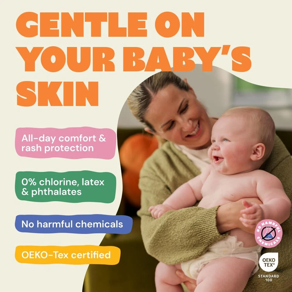 84 штуки DYPER — детские подгузники размер 3 — одноразовые подгузники на растительной основе на день - Изображение 3 из 4