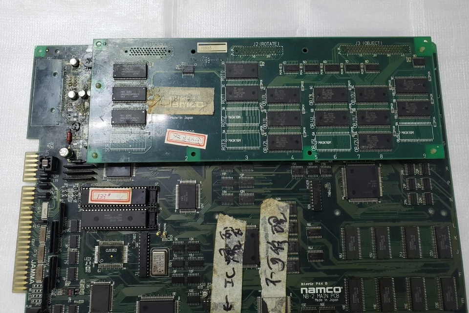 Namco NB-2 Principal PCB y Mask Rom PCB Original (no funciona) Videojuego Arcade Foto 4 de 4