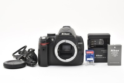 Nikon D D5000 12.3MP Digital SLR Camera - Black  Body Only [EXC++] Japan E3271