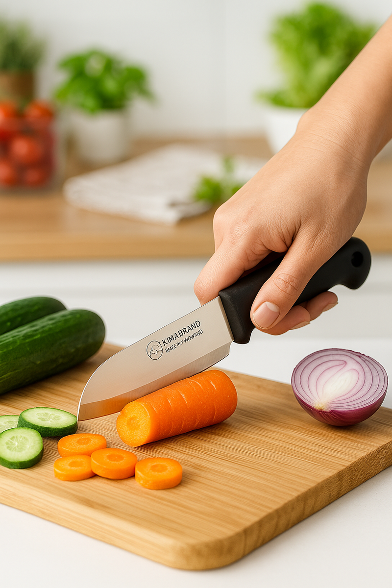 KIWI Knife Set 5-Piece Thai Chef Stainless Steel Sharp Blade 4-8