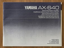 Yamaha AX-640 - Multi Language Owners Manual 