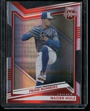2022 Panini Elite Extra Edition #113 Nazier Mule Prime Numbers A Die Cut #/110
