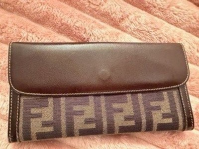 財布 FENDI Zucca Pattern Long Wallet Vintage s-l400.jpg