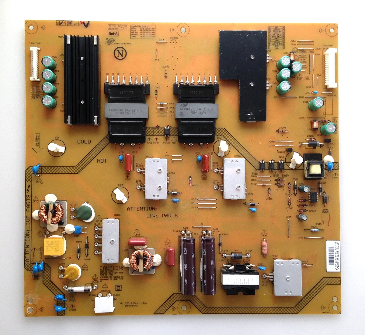 Kit De Réparation Carte Alimentation TV Philips - Compatible