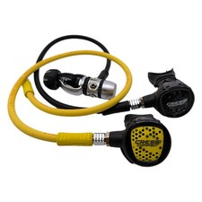 Cressi Atemregler-Set AC2 STANDARD Compact Mit Octopus XS – Erste Stufe Kolbenge