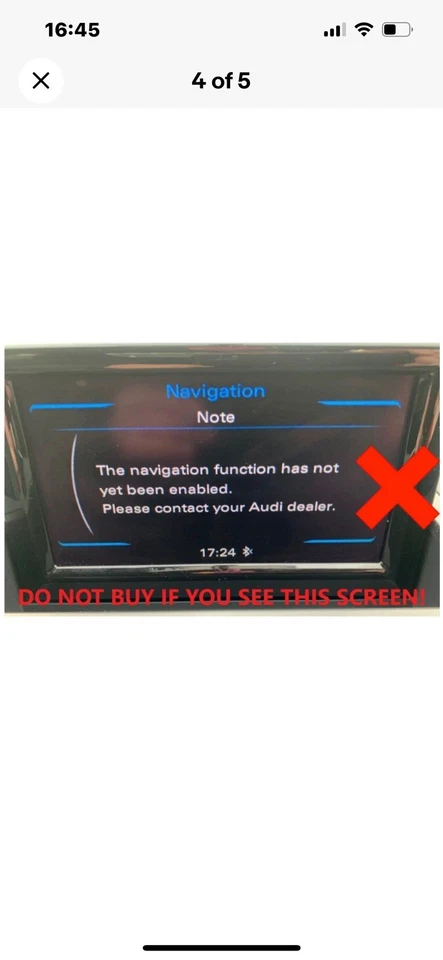GENUINE AUDI SAT NAV MIB-HS NAVIGATION SD CARD 2017-18 MAP EUROPE UK 8W0919866R - Image 4 of 4