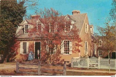 Postkarte - USA - Williamsburg - Brush-Everard House - Built in 1717