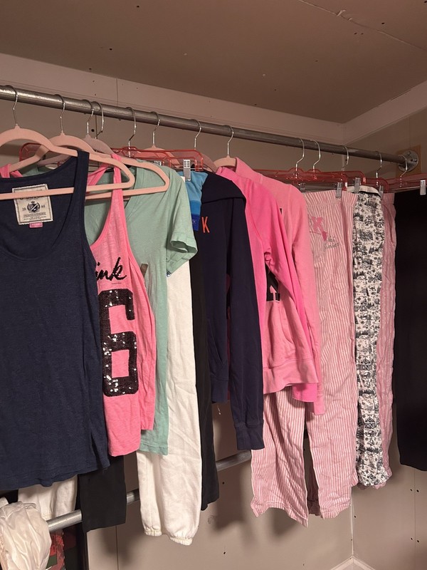 Y2k VTG Bundle Victoria Secret PINK Lot of 12 Items Tanks Fold Overs Zip Up 