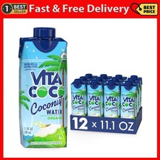 Vita Coco Coconut Water Pure Organic Refreshing Coconut Taste 11.1 Oz Pack Of 12