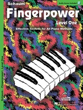 Fingerpower Level 1 Piano Keyboard Learn to Play Music Lesson Schaum Book Audio