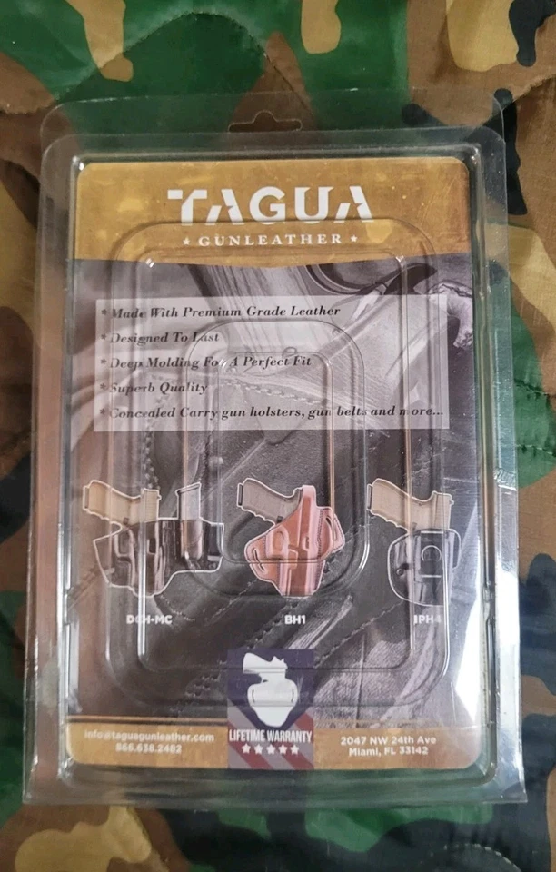 Tagua Glock 26 27 33 28 Right Hand Owb Black Leather Holster Right-hand - Image 2 of 4