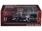 RWB 993 "ARMY GIRL" BLUE W/ENGINE 1/64 DIECAST MODEL CAR BY MOTORHELIX M62205