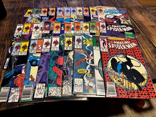 Amazing Spiderman - Mcfarlane lot #300-#326, #328.  30 total books.  First Venom