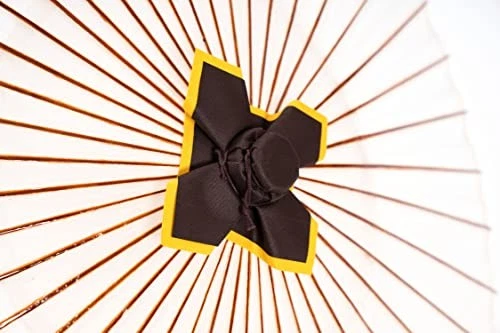 Yamamoto Waterproof Japanese Umbrella Bangasa Made in Japan Vinyl Coated (White) - Image 4 of 4