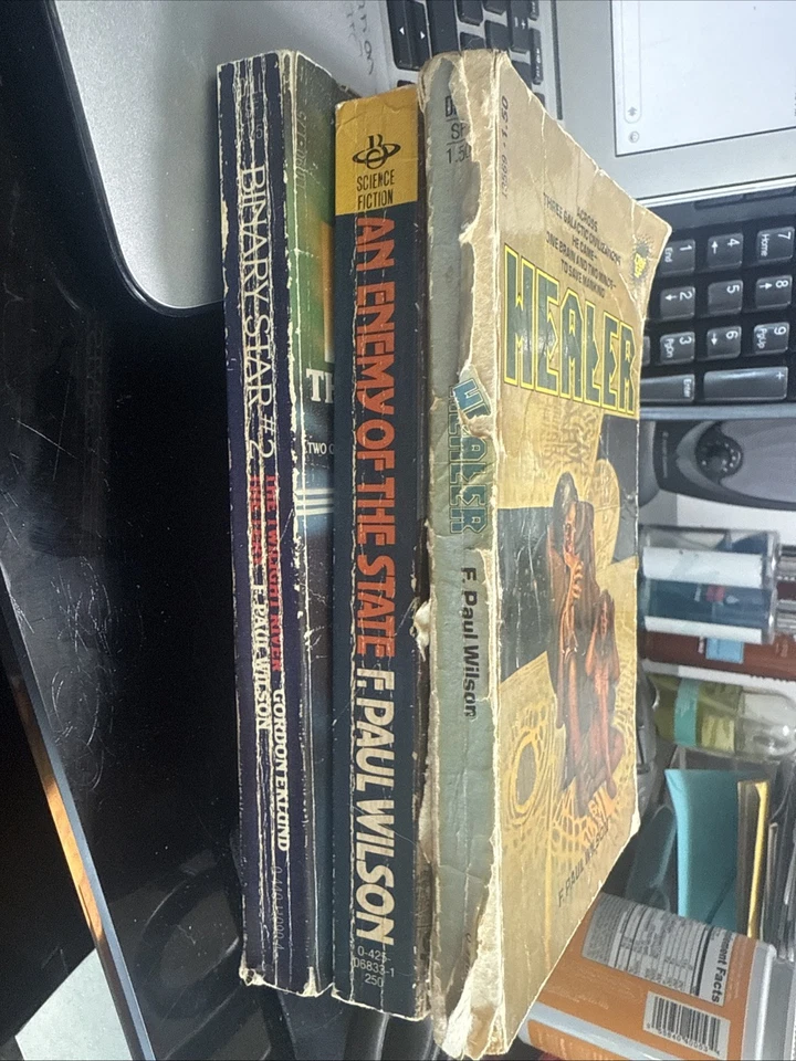 RARE Lot of 3 Lanague Federation Sci Fi Novels by F. Paul Wilson pbs - Image 3 of 3