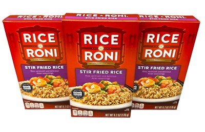 Rice A Roni Stir Fried Rice Mix 6.2 oz (3 Pack) | eBay