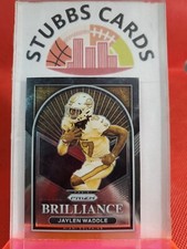 2022 Prizm Football Jaylen Waddle Brilliance B-12 Miami Dolphins
