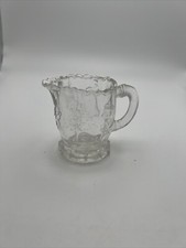 Antique EAPG Child's Toy CREAMER U.S. Glass Co. NURSERY RHYME