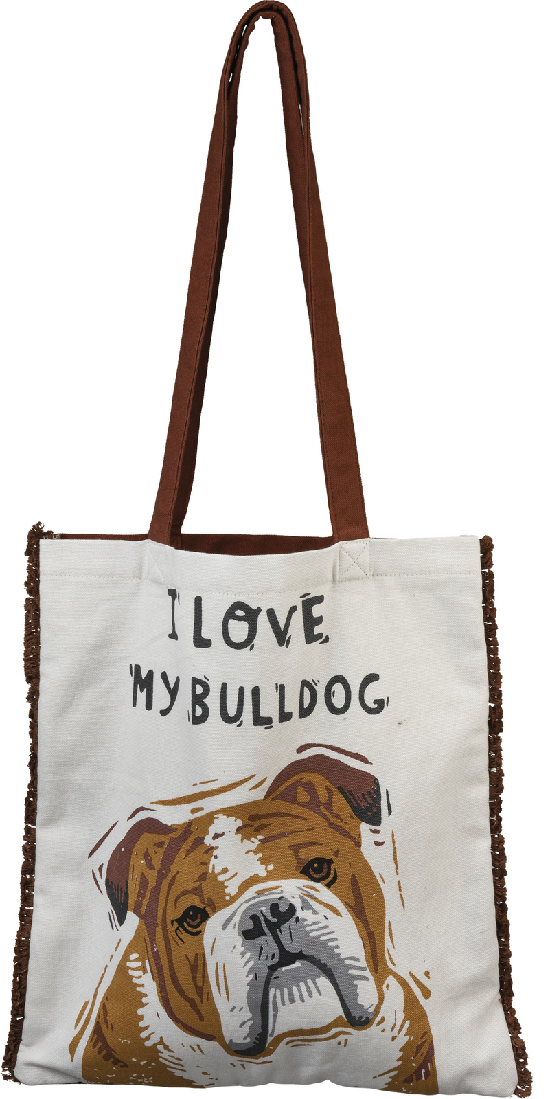 Сумка для покупок Primitives By Kathy Market - Я люблю своего Бульдога 2890₽