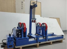 110V 1Ton Welding Tank Turning Rolls Equipped with Sliding Rail and Roller Frame