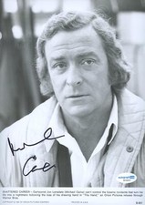 Michael Caine "Shattered Career" AUTOGRAPH Signed 'Jon Lansdale' 7x9.75 Photo