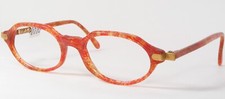 Vintage Brendel 5046 Red /Gold UNIQUE RARE EYEGLASSES GLASSES 50-18-140 NOTES 