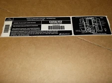 Impala SS~Emission Decal~LT1 Caprice~9C1~12551376~OEM~Fleetwood~Roadmaster~1994~