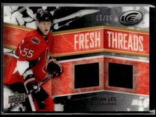 2008-09 Upper Deck Ice Fresh Threads Black Parallel Brian Lee 05/25 #FT-BL