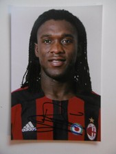 Clarence Seedorf "AC Milan" autograph signed 10x15 cm picture 