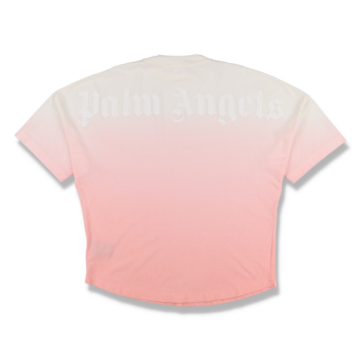 Palm Angels Pink Gradient Back Logo Oversized T-Shirt | Size XS