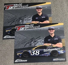 Todd Gilliland Signed 2022 Southeastern Postcard NASCAR Hero Card Auto COA