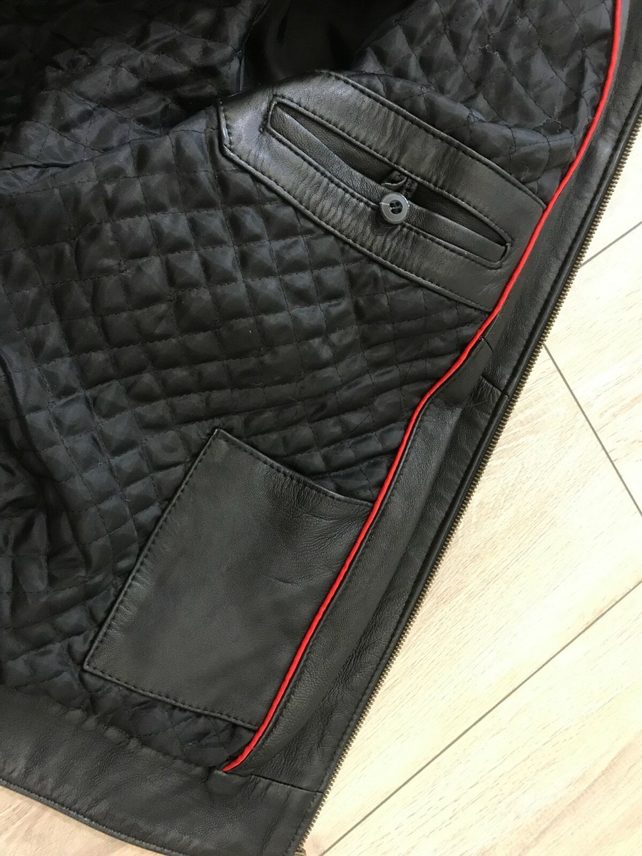 VERSACE Classic V2 Vintage Oldschool Leather Men Jacket Coat
