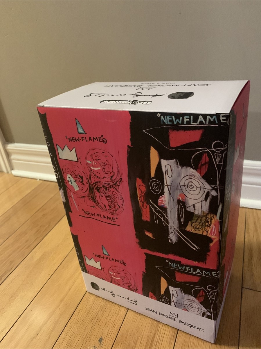 BE@RBRICK  Andy Warhol ×  BASQUIAT #1 Bearbrick Set 100% & 400% Andy Warhol X Jean-Michel Basquiat