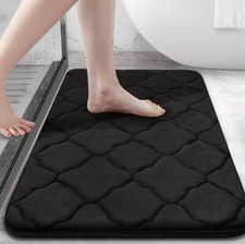Memory foam bath rug
