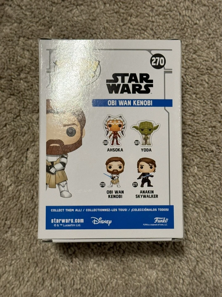 Obi Wan Kenobi Star Wars Funko POP! Figura #270 Foto 3 de 4