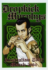 Dropkick Murphys 2004 Australian Tour Poster Joe Whyte